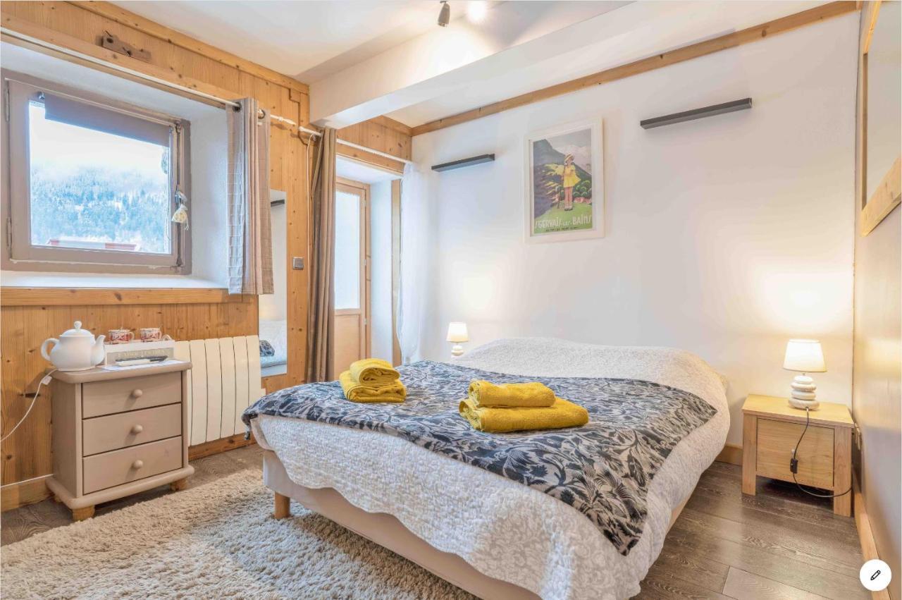 Chambre Independante Avec Salle De Bain Independante Au Rdc D Un Chalet A 25 Kms Chamonix Saint-Gervais-les-Bains Buitenkant foto